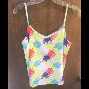 NWOT Marine Layer Verdure Palmier Print Tank S